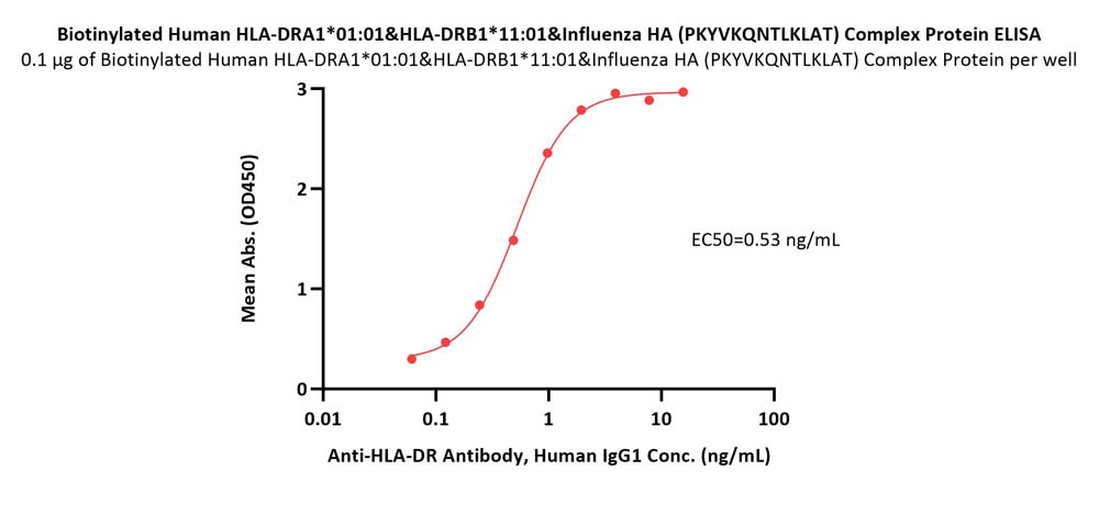  HLA-DRA1*0101 & HLA-DRB1*1101 & Influenza HA (PKYVKQNTLKLAT) ELISA